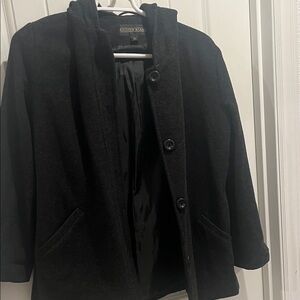 Kristen Blake Classic dark grey Pea Coat